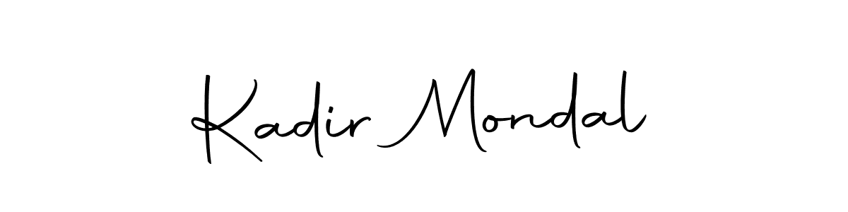 if you are searching for the best signature style for your name Kadir Mondal. so please give up your signature search. here we have designed multiple signature styles  using Autography-DOLnW. Kadir Mondal signature style 10 images and pictures png