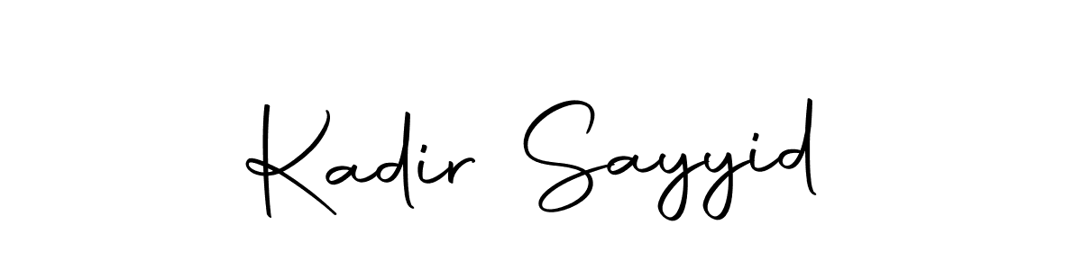 It looks lik you need a new signature style for name Kadir Sayyid. Design unique handwritten (Autography-DOLnW) signature with our free signature maker in just a few clicks. Kadir Sayyid signature style 10 images and pictures png