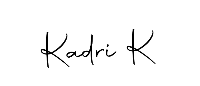 How to Draw Kadri K signature style? Autography-DOLnW is a latest design signature styles for name Kadri K. Kadri K signature style 10 images and pictures png