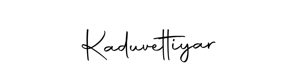 Design your own signature with our free online signature maker. With this signature software, you can create a handwritten (Autography-DOLnW) signature for name Kaduvettiyar. Kaduvettiyar signature style 10 images and pictures png