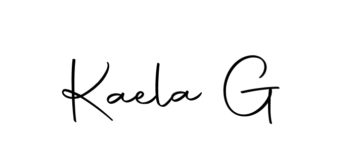 if you are searching for the best signature style for your name Kaela G. so please give up your signature search. here we have designed multiple signature styles  using Autography-DOLnW. Kaela G signature style 10 images and pictures png