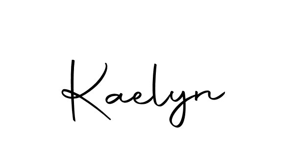 Create a beautiful signature design for name Kaelyn. With this signature (Autography-DOLnW) fonts, you can make a handwritten signature for free. Kaelyn signature style 10 images and pictures png