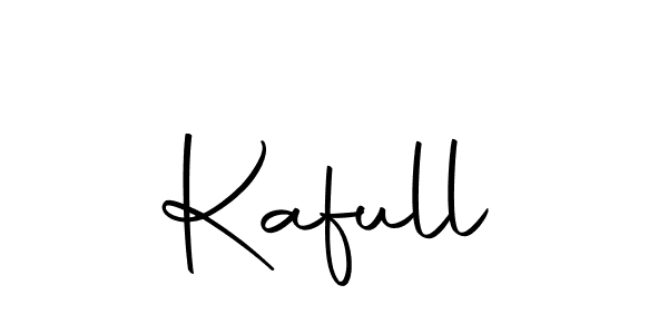 How to make Kafull signature? Autography-DOLnW is a professional autograph style. Create handwritten signature for Kafull name. Kafull signature style 10 images and pictures png