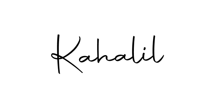 Also we have Kahalil name is the best signature style. Create professional handwritten signature collection using Autography-DOLnW autograph style. Kahalil signature style 10 images and pictures png