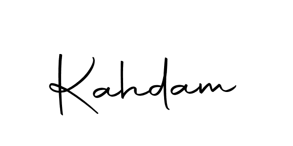 You should practise on your own different ways (Autography-DOLnW) to write your name (Kahdam) in signature. don't let someone else do it for you. Kahdam signature style 10 images and pictures png