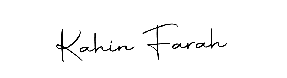 Make a short Kahin Farah signature style. Manage your documents anywhere anytime using Autography-DOLnW. Create and add eSignatures, submit forms, share and send files easily. Kahin Farah signature style 10 images and pictures png