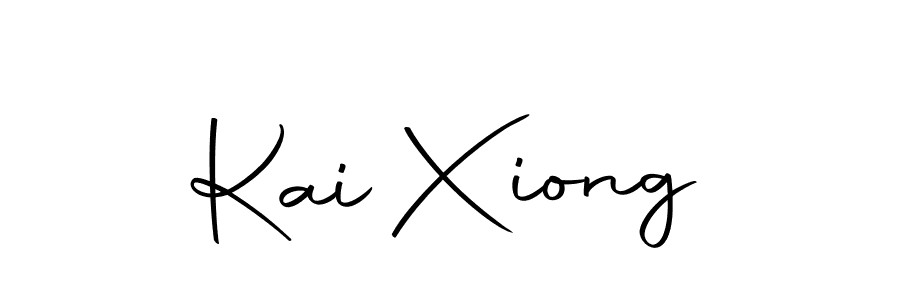 Make a beautiful signature design for name Kai Xiong. With this signature (Autography-DOLnW) style, you can create a handwritten signature for free. Kai Xiong signature style 10 images and pictures png