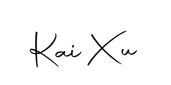 Create a beautiful signature design for name Kai Xu. With this signature (Autography-DOLnW) fonts, you can make a handwritten signature for free. Kai Xu signature style 10 images and pictures png