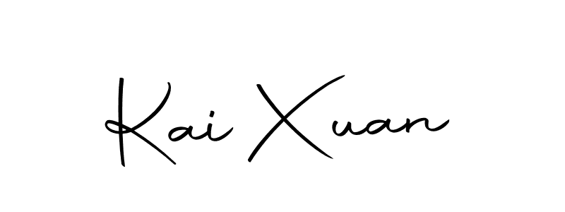 Use a signature maker to create a handwritten signature online. With this signature software, you can design (Autography-DOLnW) your own signature for name Kai Xuan. Kai Xuan signature style 10 images and pictures png