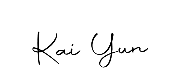 How to make Kai Yun signature? Autography-DOLnW is a professional autograph style. Create handwritten signature for Kai Yun name. Kai Yun signature style 10 images and pictures png