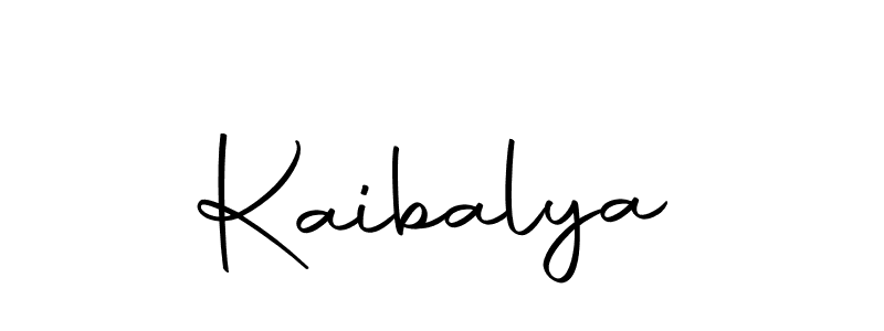 Use a signature maker to create a handwritten signature online. With this signature software, you can design (Autography-DOLnW) your own signature for name Kaibalya. Kaibalya signature style 10 images and pictures png