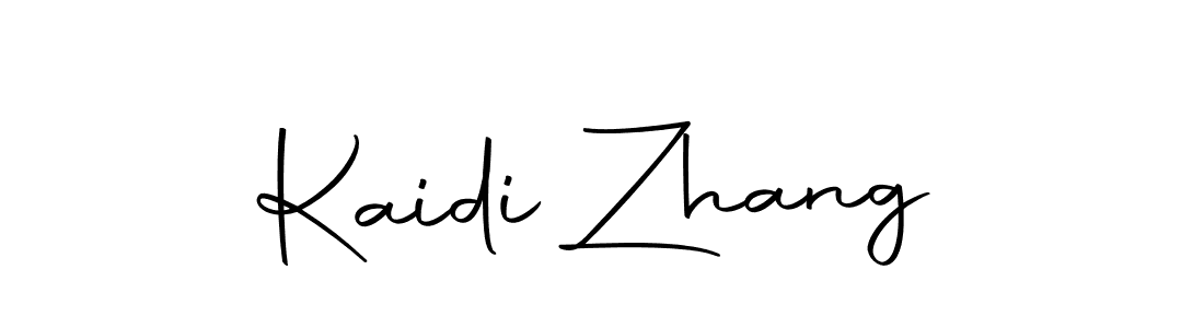 Design your own signature with our free online signature maker. With this signature software, you can create a handwritten (Autography-DOLnW) signature for name Kaidi Zhang. Kaidi Zhang signature style 10 images and pictures png