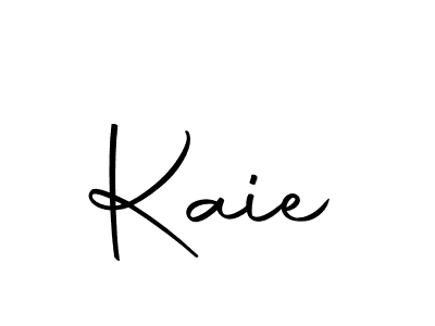 Design your own signature with our free online signature maker. With this signature software, you can create a handwritten (Autography-DOLnW) signature for name Kaie. Kaie signature style 10 images and pictures png