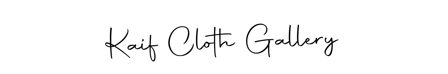 Make a beautiful signature design for name Kaif Cloth Gallery. Use this online signature maker to create a handwritten signature for free. Kaif Cloth Gallery signature style 10 images and pictures png