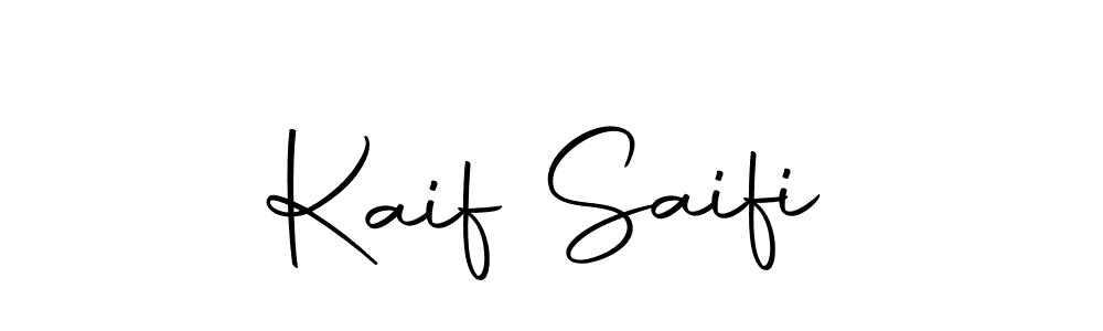 Make a beautiful signature design for name Kaif Saifi. With this signature (Autography-DOLnW) style, you can create a handwritten signature for free. Kaif Saifi signature style 10 images and pictures png