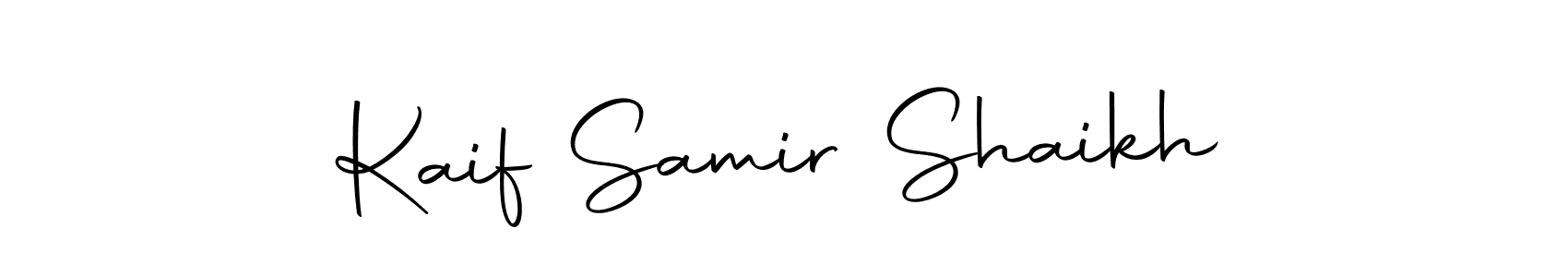 How to make Kaif Samir Shaikh signature? Autography-DOLnW is a professional autograph style. Create handwritten signature for Kaif Samir Shaikh name. Kaif Samir Shaikh signature style 10 images and pictures png