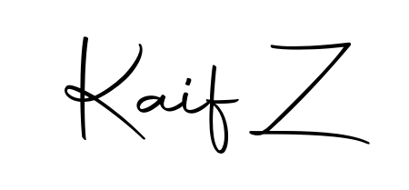 An effortless, minimalist signature concept for Kaif Z using Autography-DOLnW design. Clean lines that look great on any document. Kaif Z signature style 10 images and pictures png