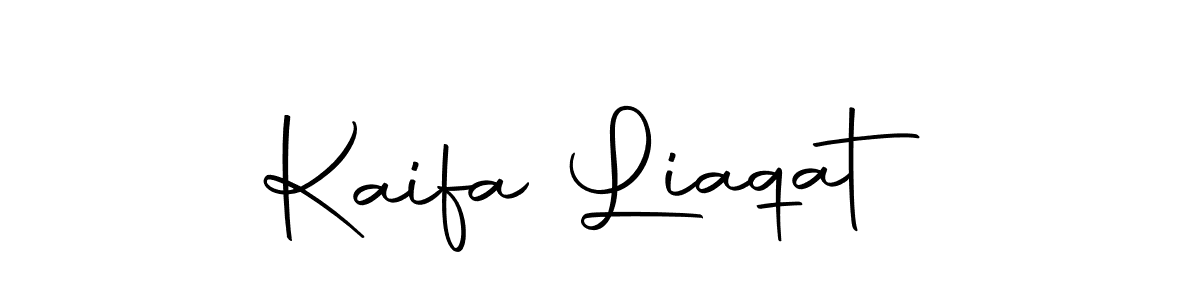 Make a beautiful signature design for name Kaifa Liaqat. With this signature (Autography-DOLnW) style, you can create a handwritten signature for free. Kaifa Liaqat signature style 10 images and pictures png