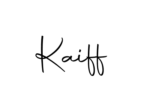 Make a beautiful signature design for name Kaiff. With this signature (Autography-DOLnW) style, you can create a handwritten signature for free. Kaiff signature style 10 images and pictures png