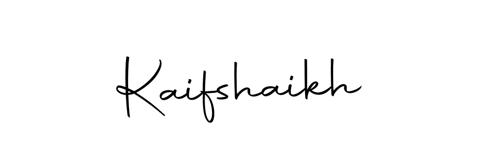 It looks lik you need a new signature style for name Kaifshaikh. Design unique handwritten (Autography-DOLnW) signature with our free signature maker in just a few clicks. Kaifshaikh signature style 10 images and pictures png