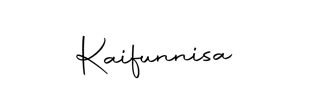 It looks lik you need a new signature style for name Kaifunnisa. Design unique handwritten (Autography-DOLnW) signature with our free signature maker in just a few clicks. Kaifunnisa signature style 10 images and pictures png