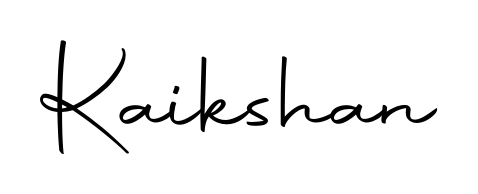 The Autography-DOLnW typeface gives name Kaikshan a refined look. Suitable for certificates, diplomas, and official verification. Kaikshan signature style 10 images and pictures png