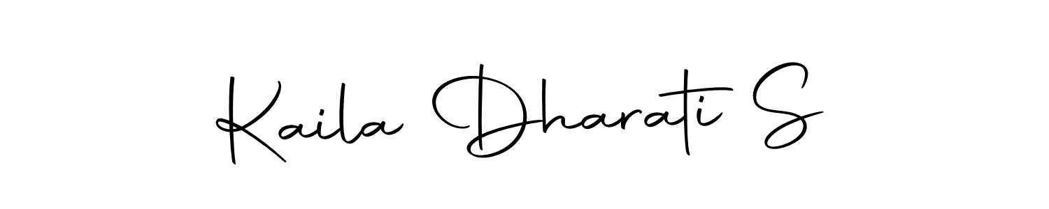 Kaila Dharati S stylish signature style. Best Handwritten Sign (Autography-DOLnW) for my name. Handwritten Signature Collection Ideas for my name Kaila Dharati S. Kaila Dharati S signature style 10 images and pictures png