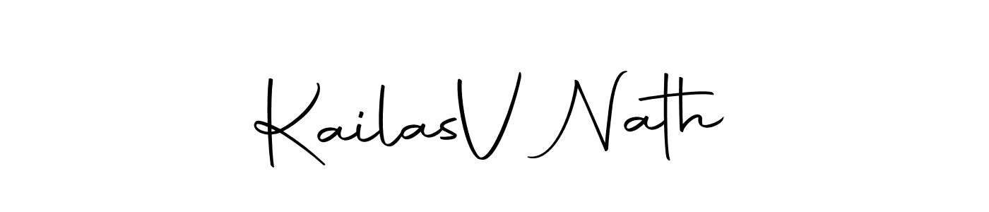 Similarly Autography-DOLnW is the best handwritten signature design. Signature creator online .You can use it as an online autograph creator for name Kailas  V Nath. Kailas  V Nath signature style 10 images and pictures png