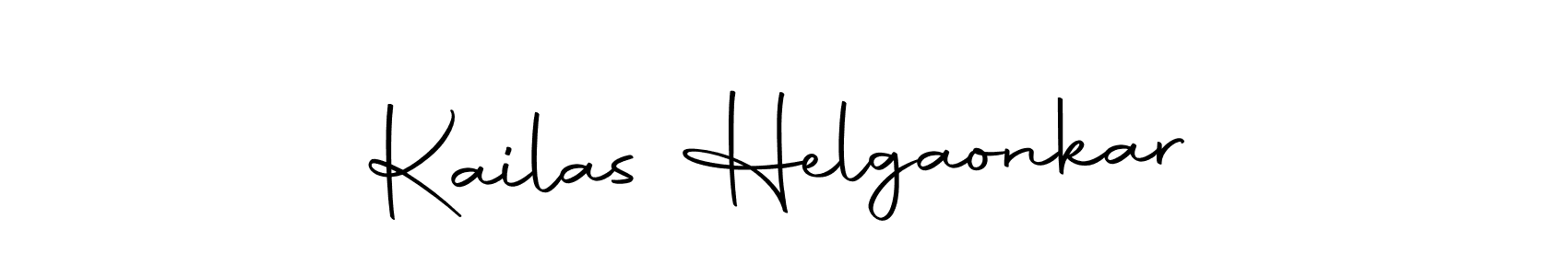 Kailas Helgaonkar stylish signature style. Best Handwritten Sign (Autography-DOLnW) for my name. Handwritten Signature Collection Ideas for my name Kailas Helgaonkar. Kailas Helgaonkar signature style 10 images and pictures png