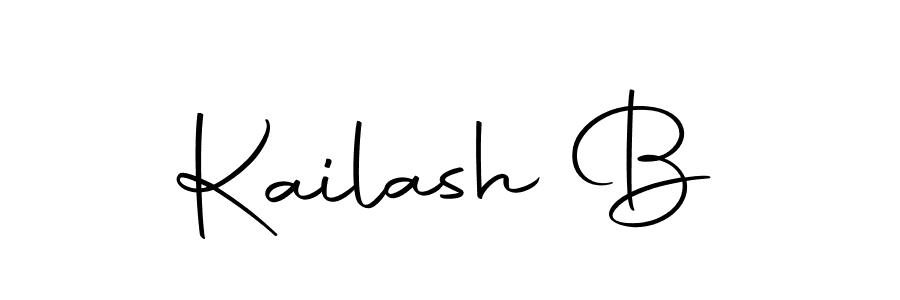 How to make Kailash B signature? Autography-DOLnW is a professional autograph style. Create handwritten signature for Kailash B name. Kailash B signature style 10 images and pictures png