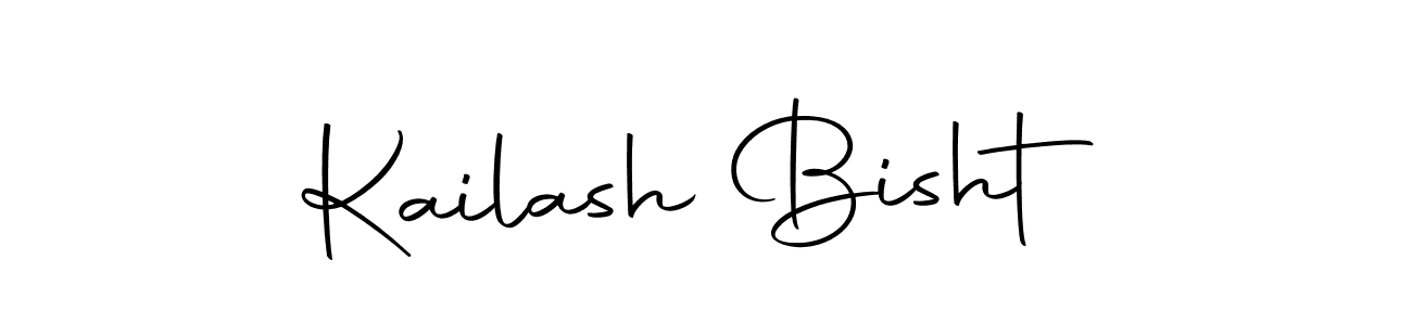 Design your own signature with our free online signature maker. With this signature software, you can create a handwritten (Autography-DOLnW) signature for name Kailash Bisht. Kailash Bisht signature style 10 images and pictures png