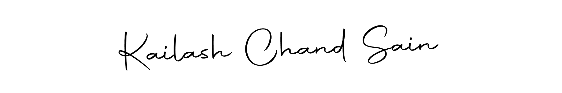 Make a beautiful signature design for name Kailash Chand Sain. Use this online signature maker to create a handwritten signature for free. Kailash Chand Sain signature style 10 images and pictures png