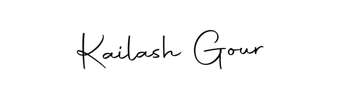 if you are searching for the best signature style for your name Kailash Gour. so please give up your signature search. here we have designed multiple signature styles  using Autography-DOLnW. Kailash Gour signature style 10 images and pictures png