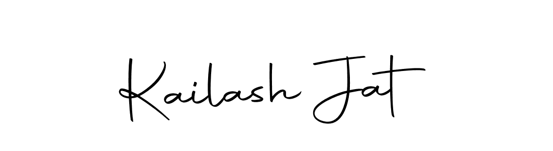 Make a beautiful signature design for name Kailash Jat. Use this online signature maker to create a handwritten signature for free. Kailash Jat signature style 10 images and pictures png