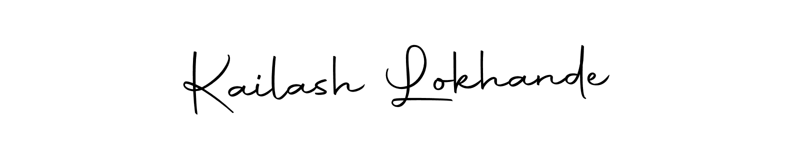 Here are the top 10 professional signature styles for the name Kailash Lokhande. These are the best autograph styles you can use for your name. Kailash Lokhande signature style 10 images and pictures png