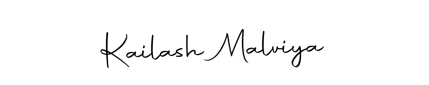 How to make Kailash Malviya name signature. Use Autography-DOLnW style for creating short signs online. This is the latest handwritten sign. Kailash Malviya signature style 10 images and pictures png