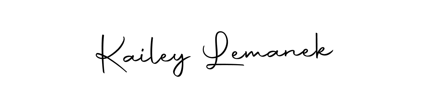 Make a beautiful signature design for name Kailey Lemanek. With this signature (Autography-DOLnW) style, you can create a handwritten signature for free. Kailey Lemanek signature style 10 images and pictures png