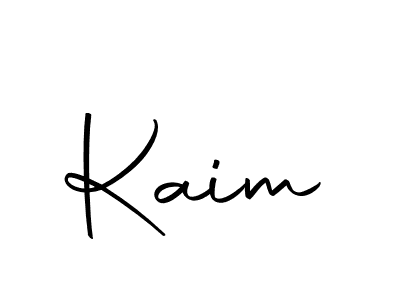 Make a beautiful signature design for name Kaim. With this signature (Autography-DOLnW) style, you can create a handwritten signature for free. Kaim signature style 10 images and pictures png