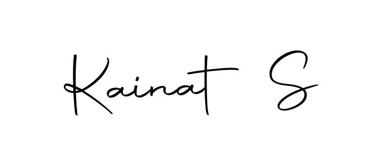 How to make Kainat S signature? Autography-DOLnW is a professional autograph style. Create handwritten signature for Kainat S name. Kainat S signature style 10 images and pictures png