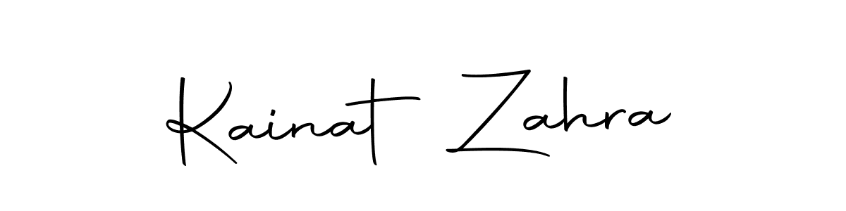 How to make Kainat Zahra signature? Autography-DOLnW is a professional autograph style. Create handwritten signature for Kainat Zahra name. Kainat Zahra signature style 10 images and pictures png