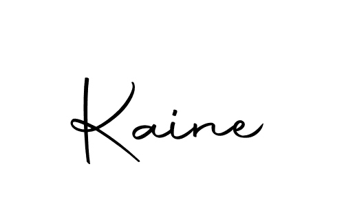 Use a signature maker to create a handwritten signature online. With this signature software, you can design (Autography-DOLnW) your own signature for name Kaine. Kaine signature style 10 images and pictures png