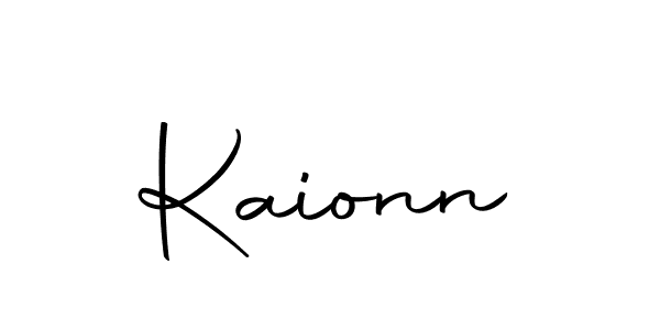 Design your own signature with our free online signature maker. With this signature software, you can create a handwritten (Autography-DOLnW) signature for name Kaionn. Kaionn signature style 10 images and pictures png