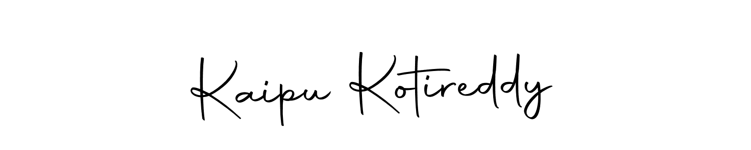 How to make Kaipu Kotireddy name signature. Use Autography-DOLnW style for creating short signs online. This is the latest handwritten sign. Kaipu Kotireddy signature style 10 images and pictures png