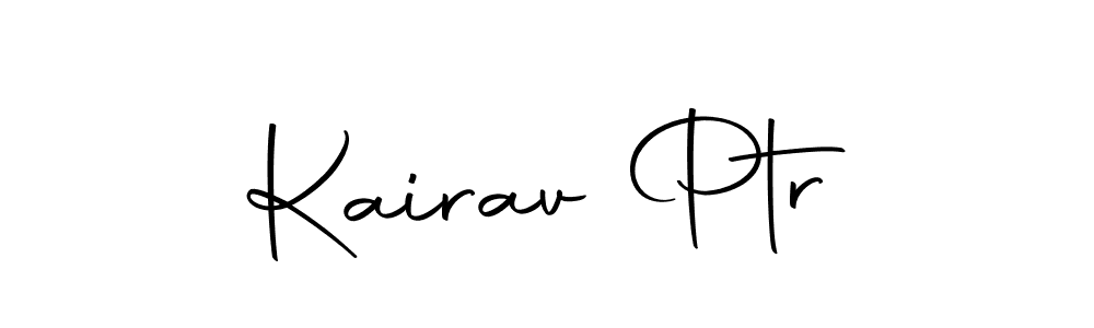 Create a beautiful signature design for name Kairav Ptr. With this signature (Autography-DOLnW) fonts, you can make a handwritten signature for free. Kairav Ptr signature style 10 images and pictures png