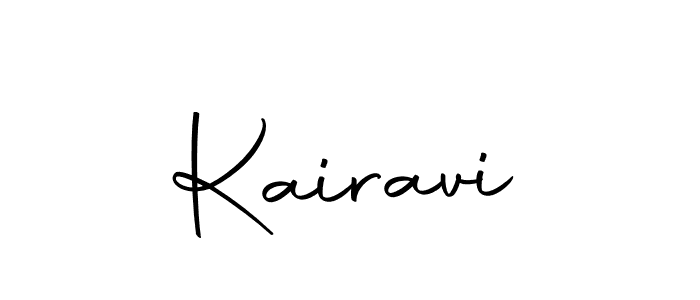 Use a signature maker to create a handwritten signature online. With this signature software, you can design (Autography-DOLnW) your own signature for name Kairavi. Kairavi signature style 10 images and pictures png