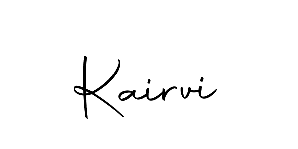 Use a signature maker to create a handwritten signature online. With this signature software, you can design (Autography-DOLnW) your own signature for name Kairvi. Kairvi signature style 10 images and pictures png