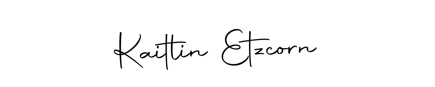 Make a beautiful signature design for name Kaitlin Etzcorn. With this signature (Autography-DOLnW) style, you can create a handwritten signature for free. Kaitlin Etzcorn signature style 10 images and pictures png