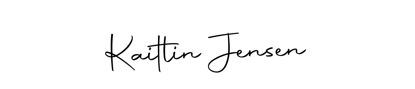 You can use this online signature creator to create a handwritten signature for the name Kaitlin Jensen. This is the best online autograph maker. Kaitlin Jensen signature style 10 images and pictures png