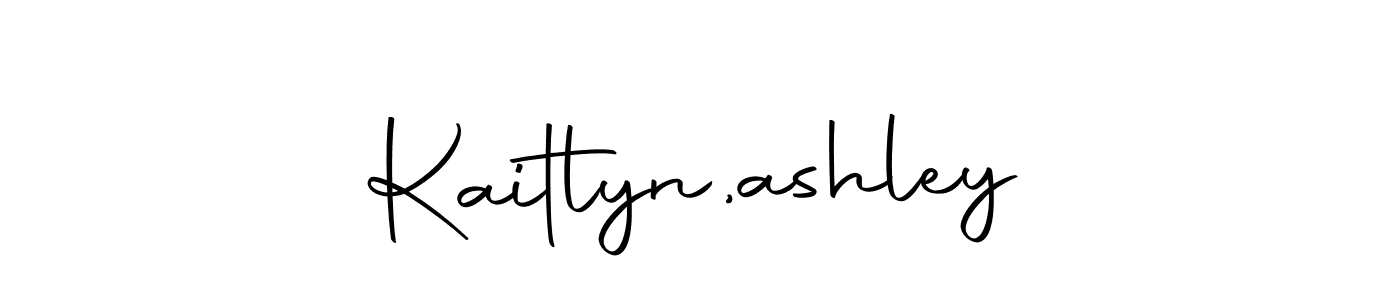 Use a signature maker to create a handwritten signature online. With this signature software, you can design (Autography-DOLnW) your own signature for name Kaitlyn,ashley. Kaitlyn,ashley signature style 10 images and pictures png