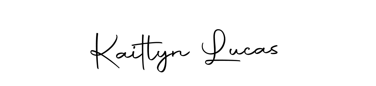 Make a beautiful signature design for name Kaitlyn Lucas. With this signature (Autography-DOLnW) style, you can create a handwritten signature for free. Kaitlyn Lucas signature style 10 images and pictures png